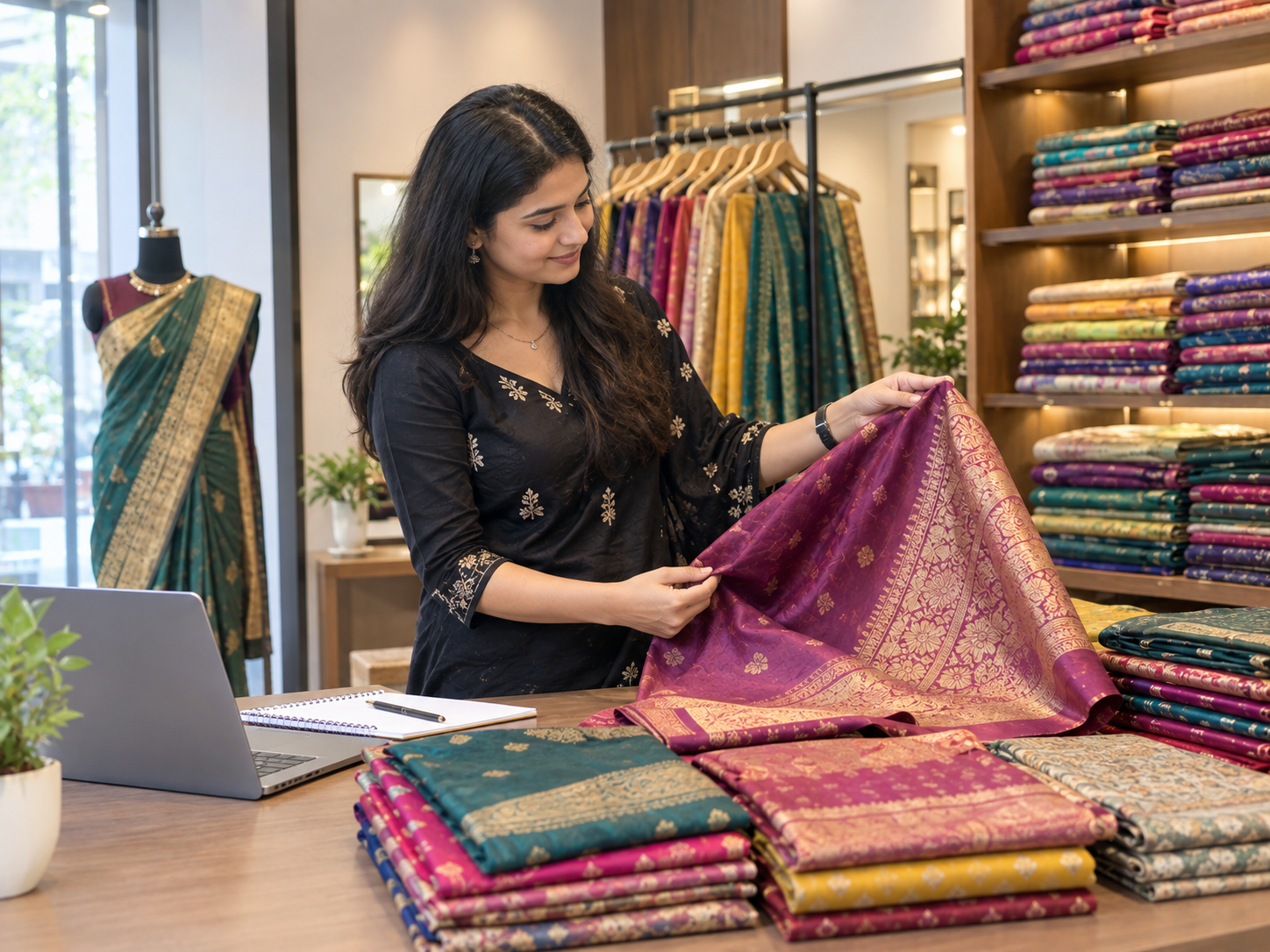 How to Choose the Right Saree Collection for Your Boutique Business