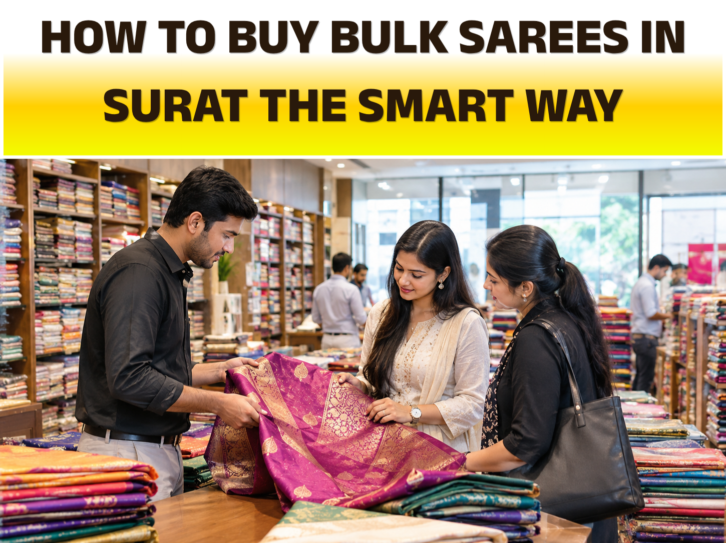 How to Buy Bulk Sarees in Surat the Smart Way